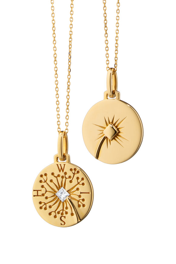 Anna Petite 18K Gold Locket Necklace