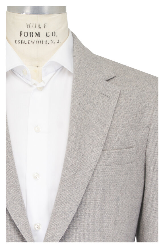 Ralph Lauren Purple Label Pearl Gray Cashmere & Wool Sportcoat - view 1