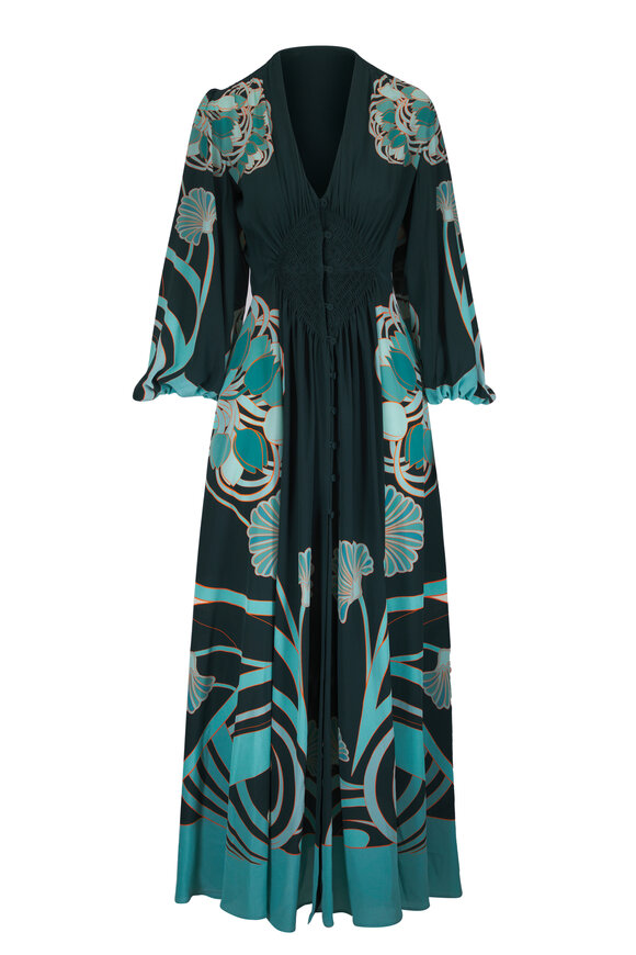 La DoubleJ Long Camerino Blooming Tulip Placée Dress - view 1