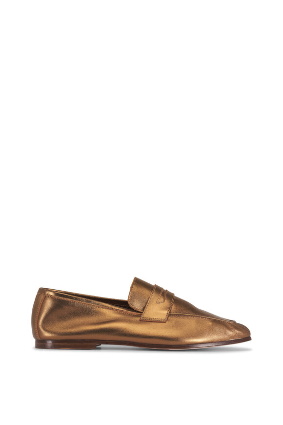 Sophique Milano Essenziale Bronze Leather Loafer - view 3