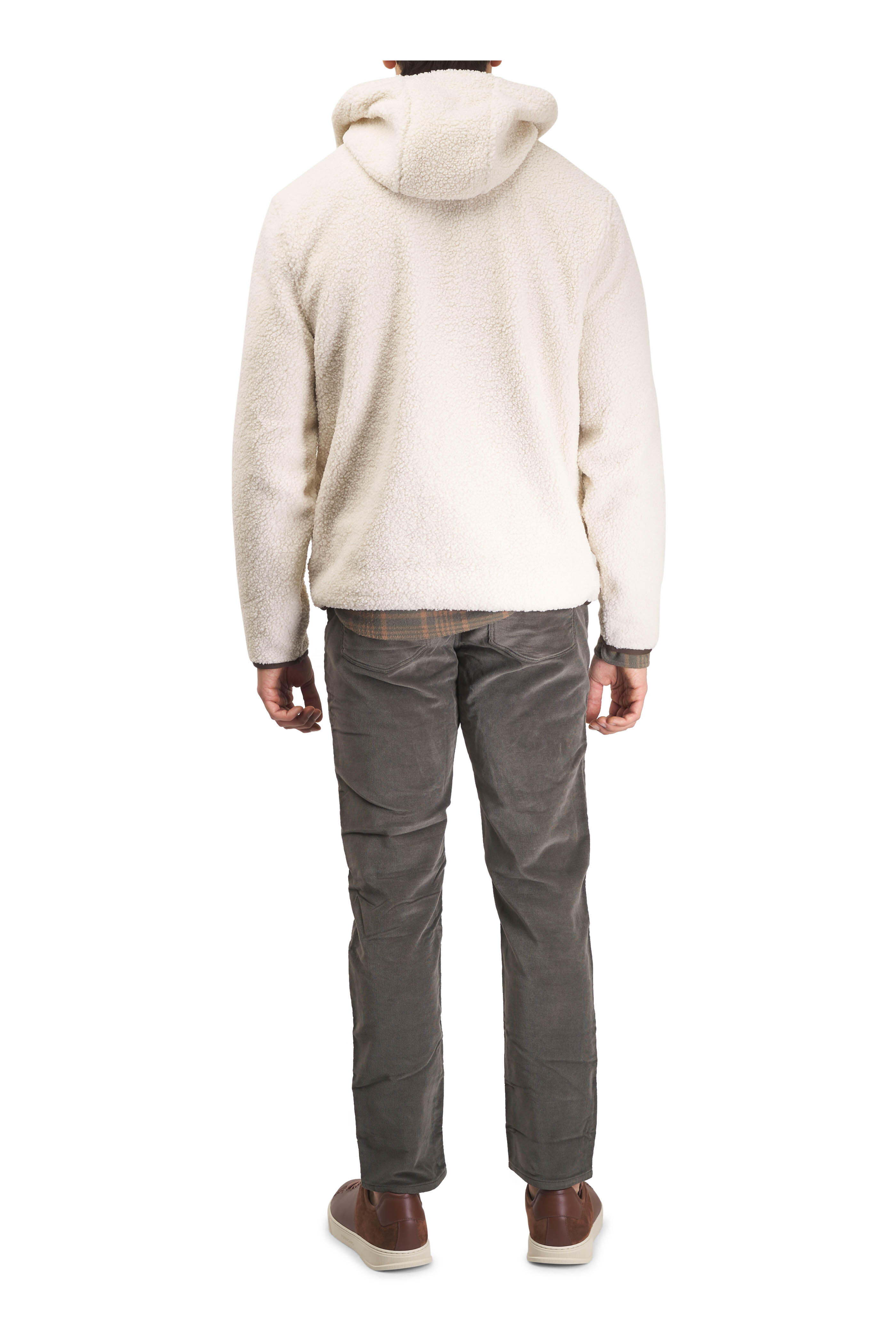 Faherty Brand - Artic Ivory High Pile Fleece Hoodie