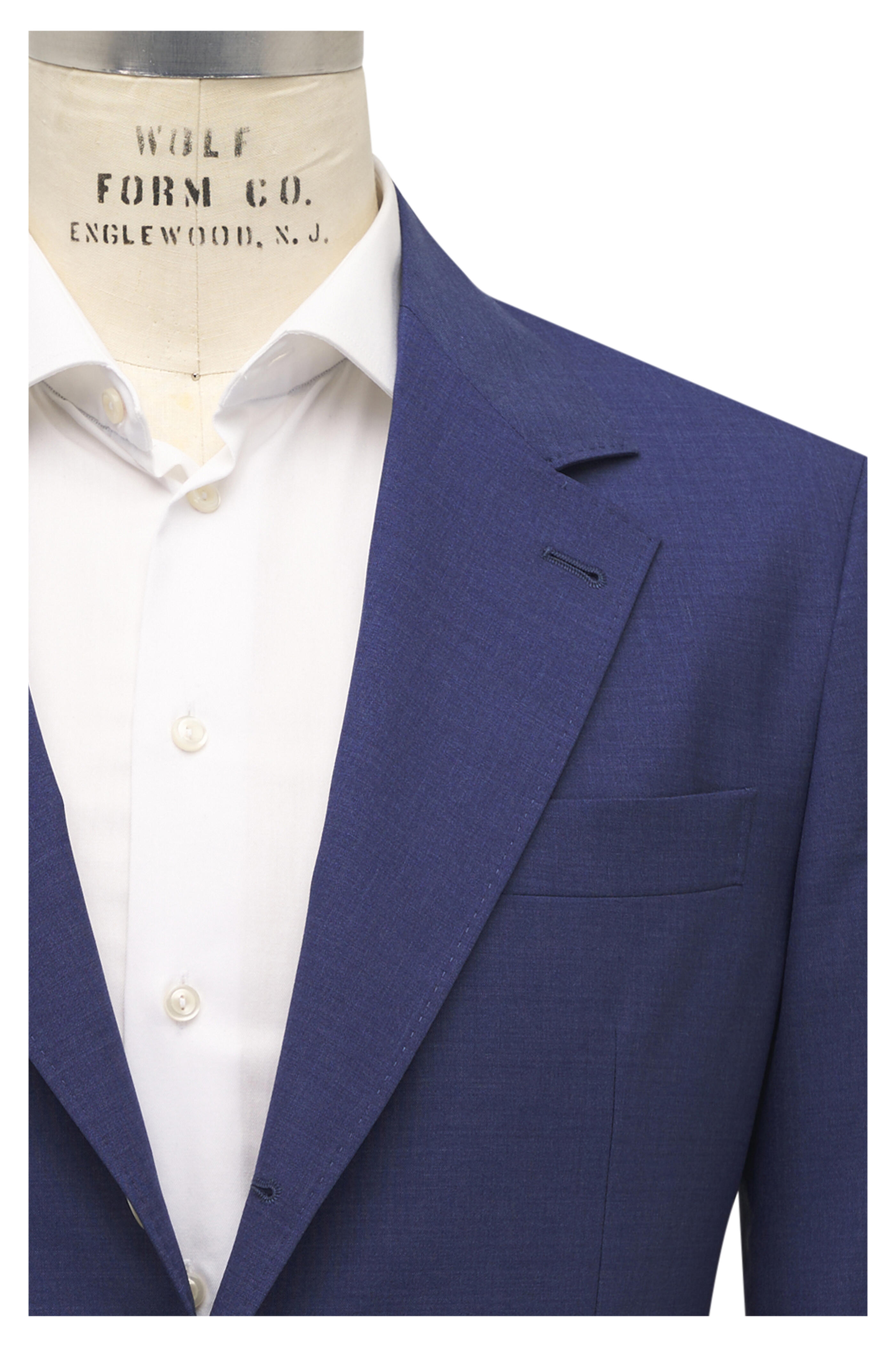 Brunello Cucinelli - Royal Blue Wool Separate Suit Jacket