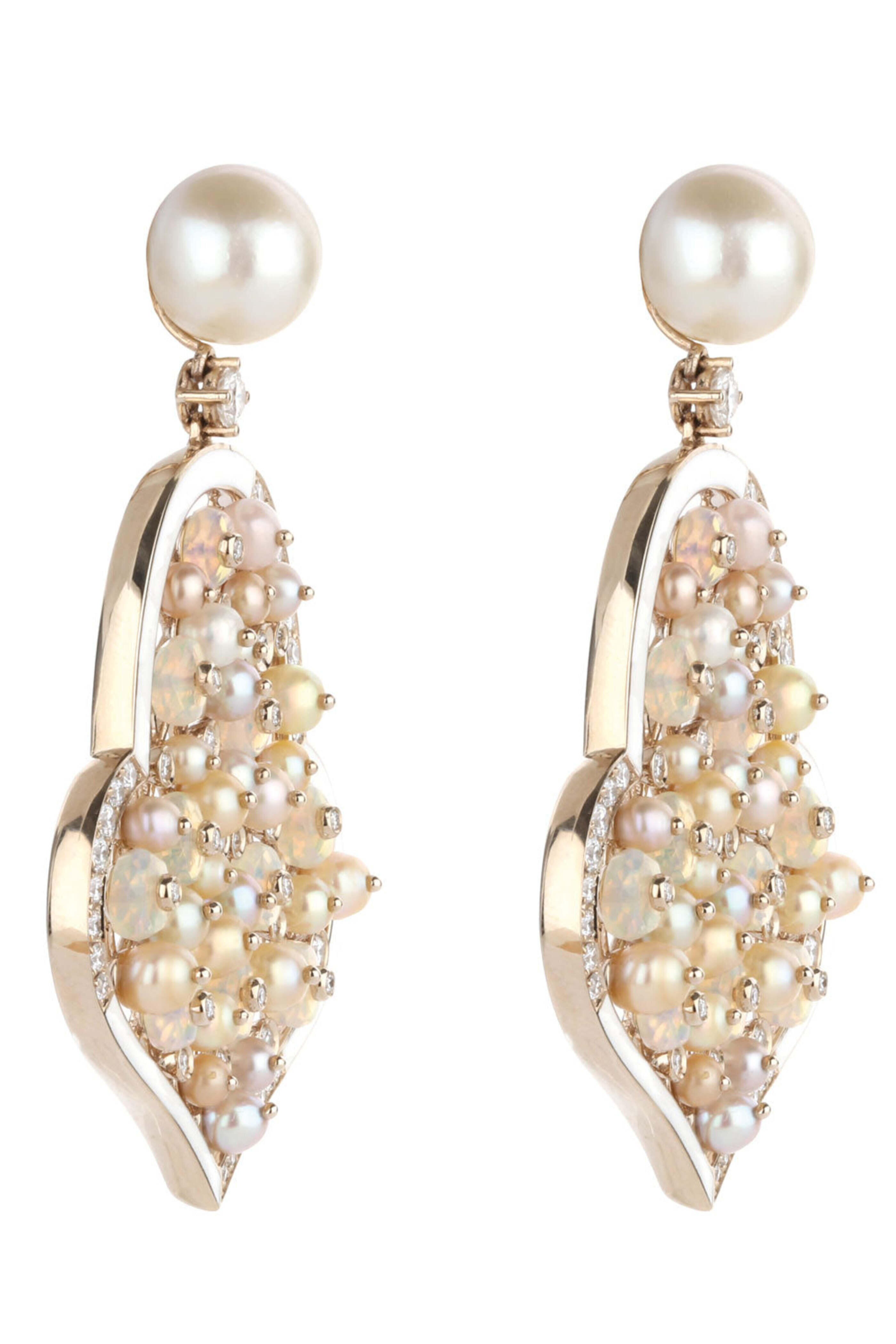 Sarah Ho London - Selene Monogram Earrings