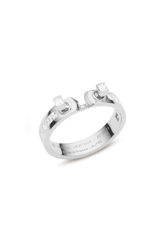 Nouvel Heritage White Gold My Best Friends Wedding Mood Ring 9800