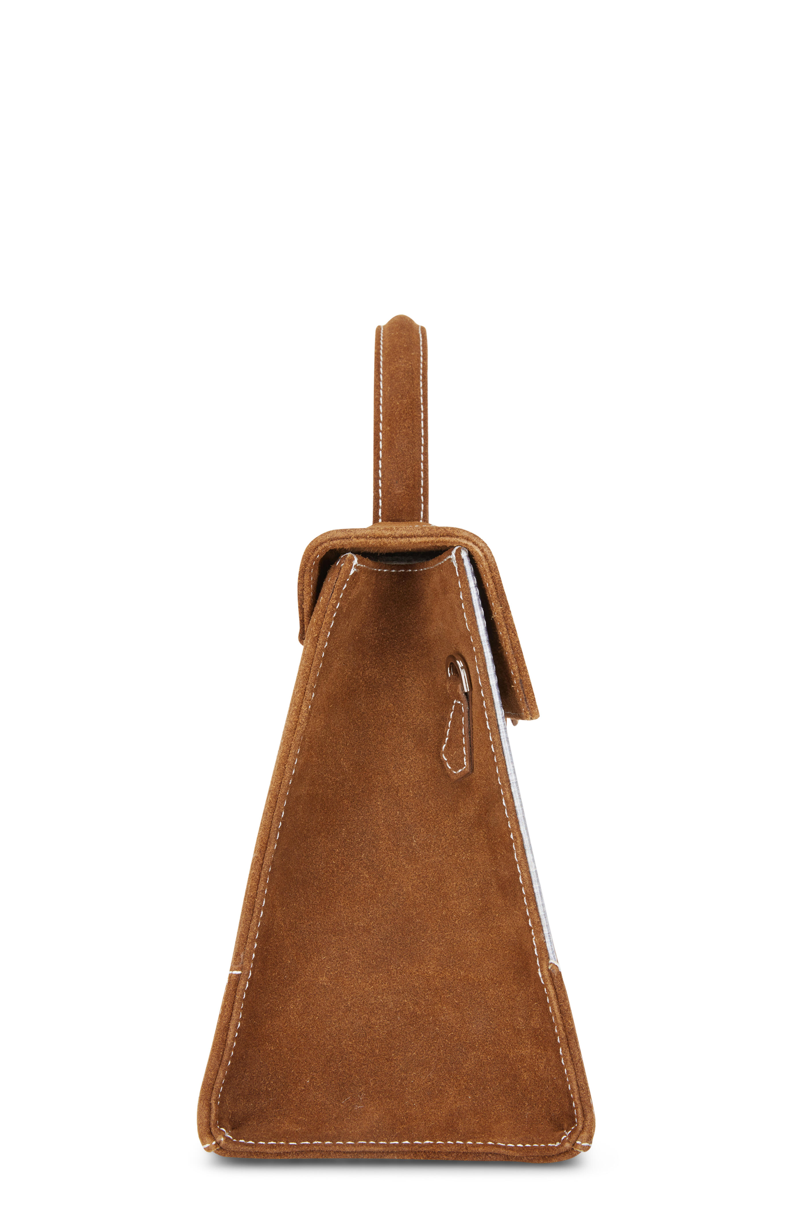 Marquise Paris - Lumière Tobacco Suede Animal Print Shoulder Bag