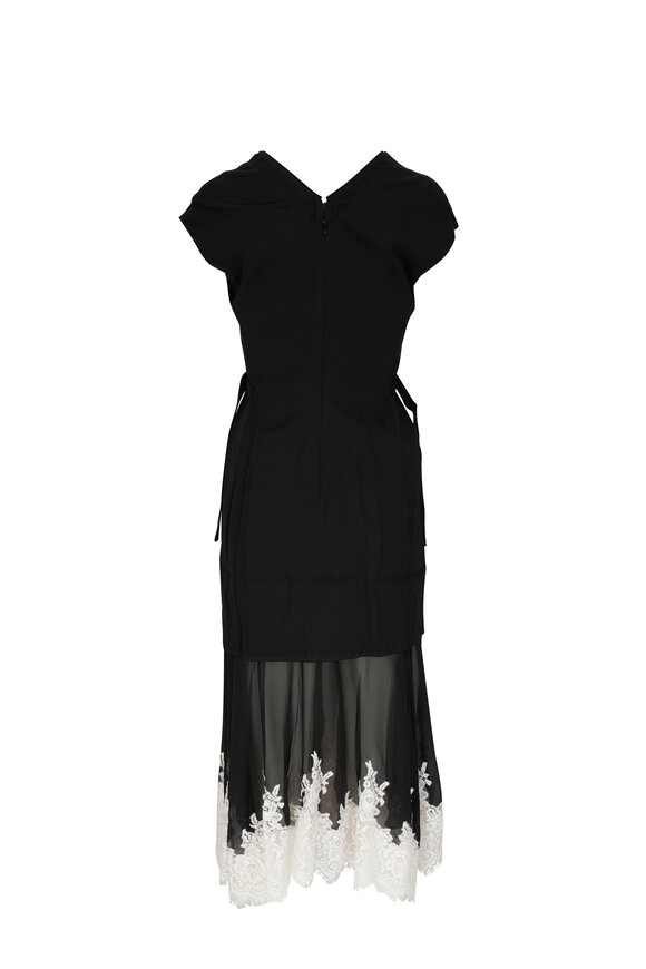 3.1 Phillip Lim - Cady Chiffon & Lace Combo Midi Dress 
