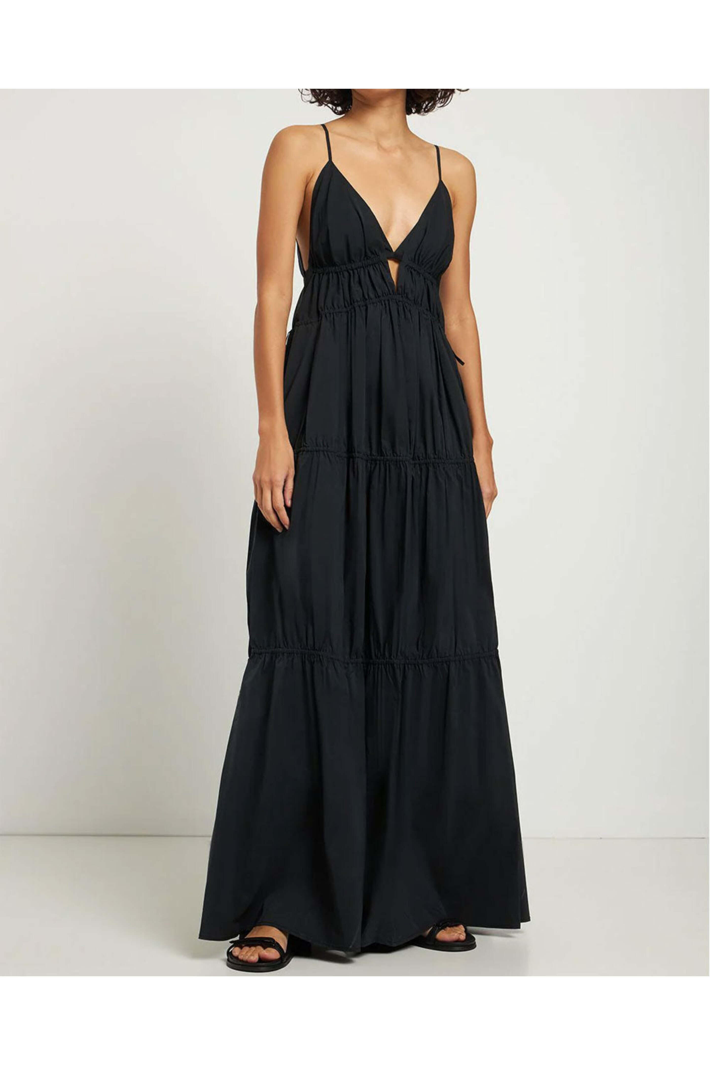 Simkhai - Black April Core Cut-out Maxi Dress
