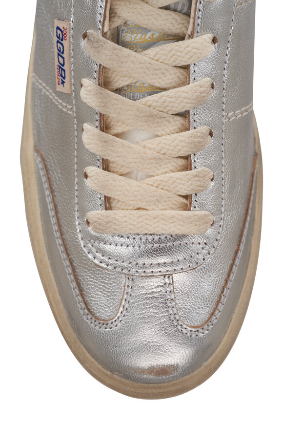 Golden Goose - Soul Star Silver & White Laminated Sneaker 