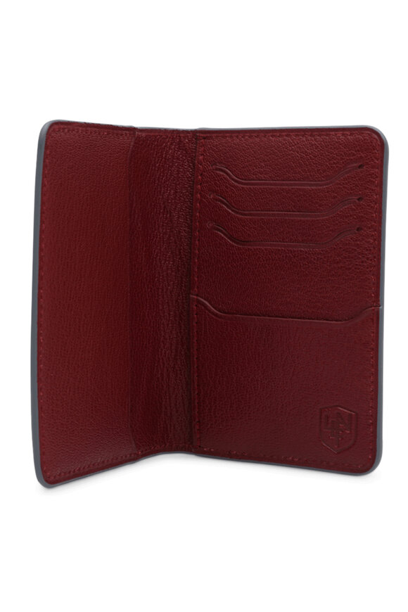 L.E.N. Lifestyle Sport Passport Wallet in Gray - view 3