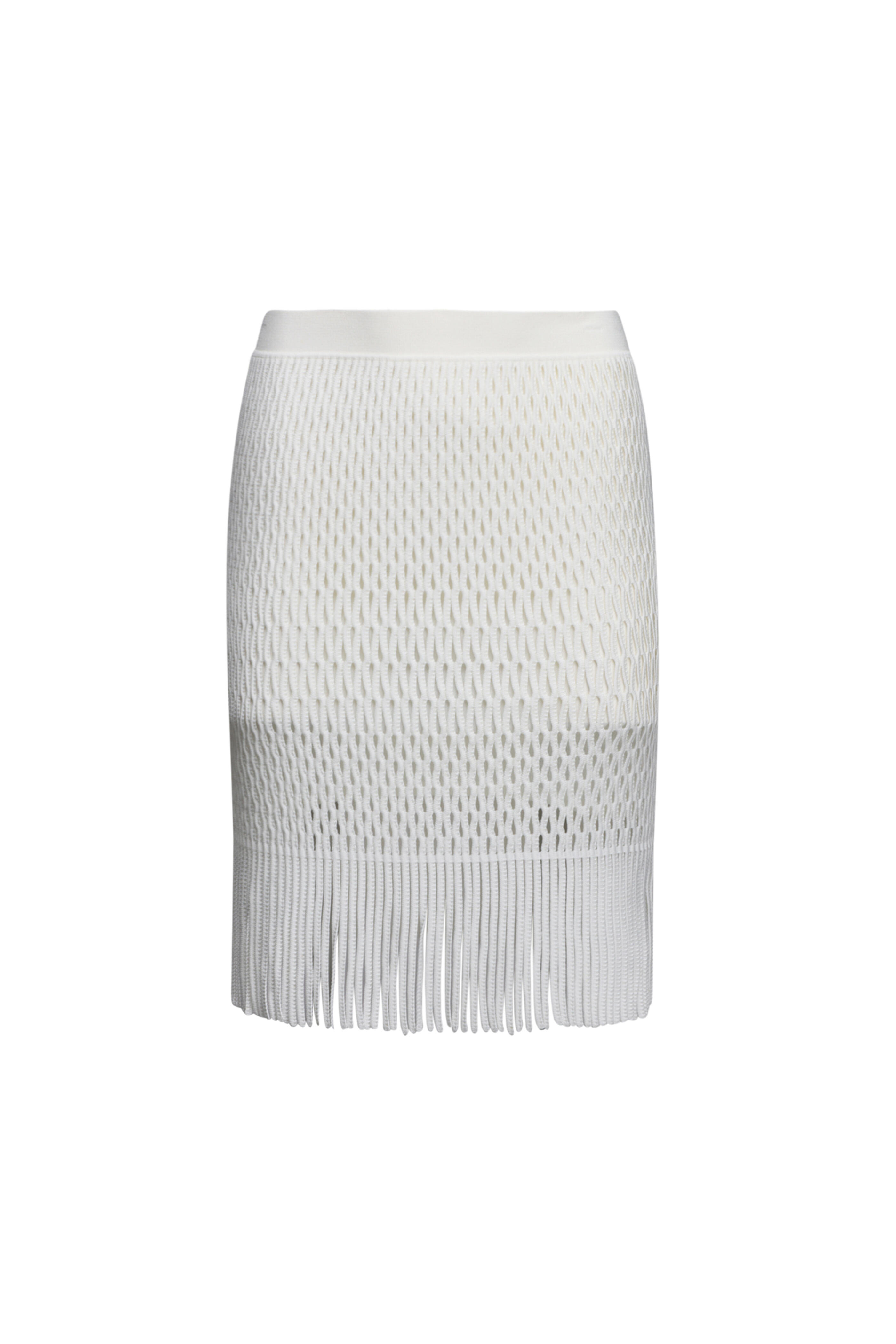 Simkhai - Xavia Ivory Fringe Mini Skirt