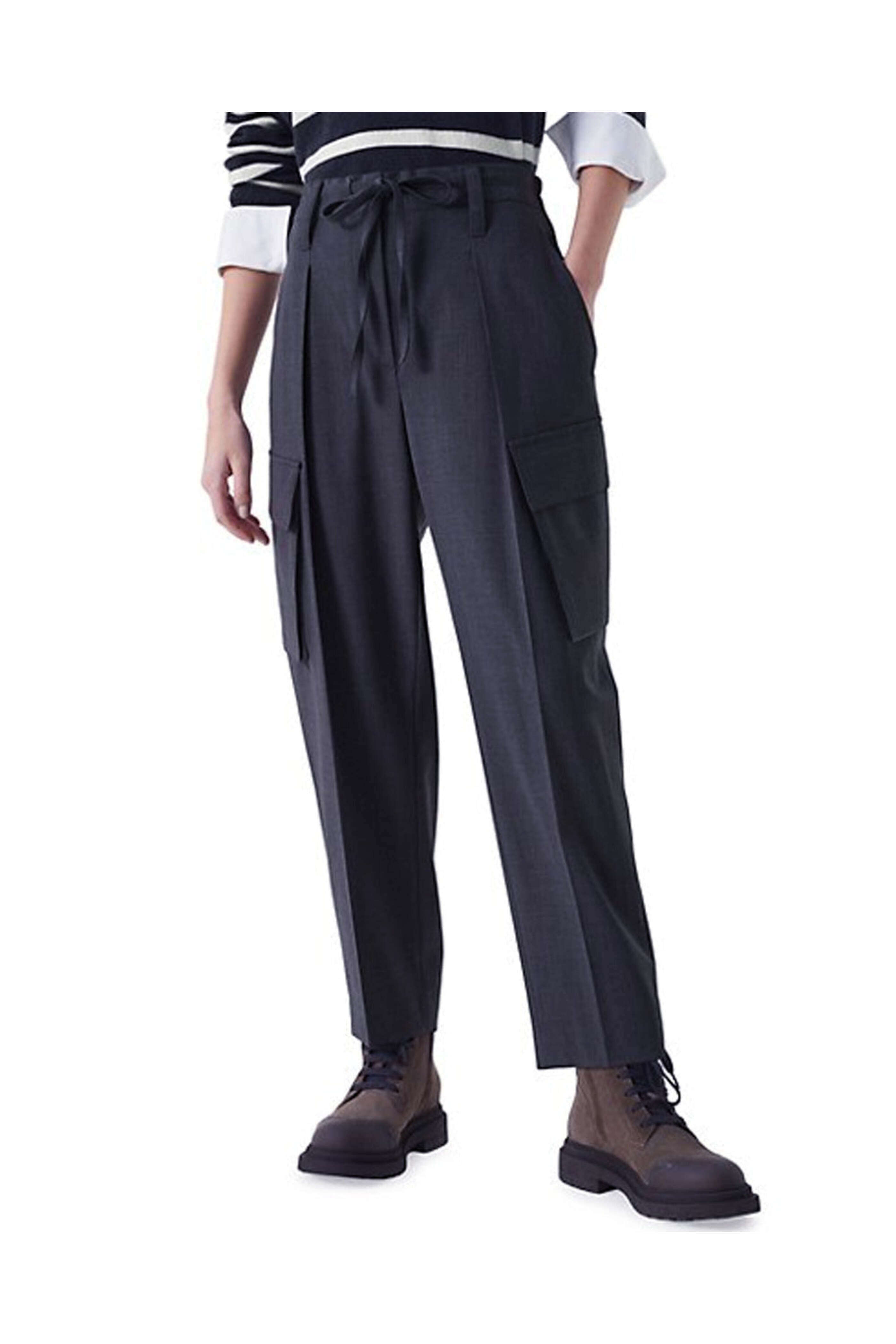 Brunello Cucinelli - Navy Wool Cargo Pant
