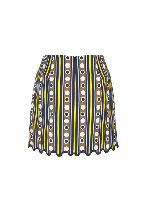 La DoubleJ Baia Sanctuary Brown Rustic Cotton Mini Skirt - view 6