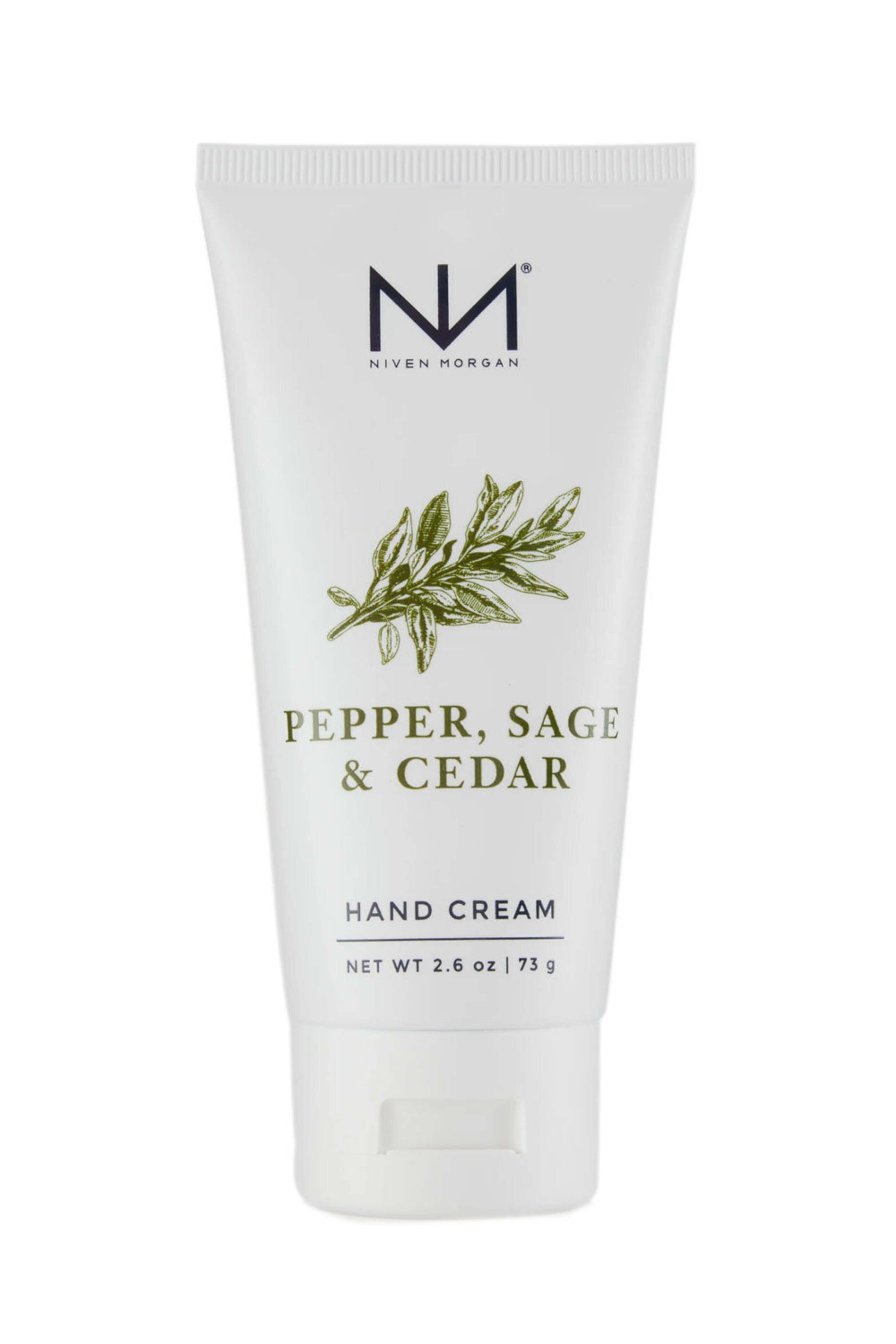 Niven Morgan - Pepper, Sage & Cedar Travel Hand Cream