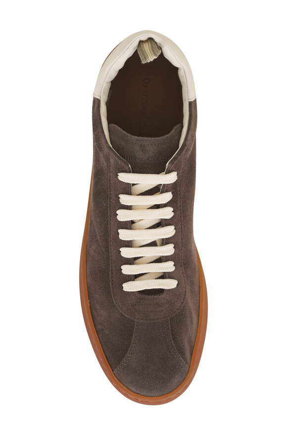 Officine Creative Halo Brown Suede Low Top Sneaker - view 4