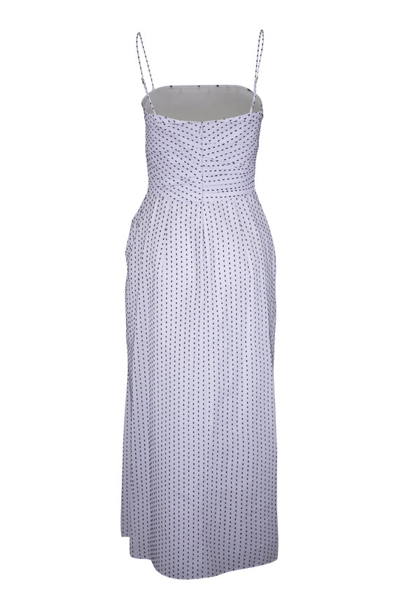 Adam Lippes Cari White & Ink Shasiko Stripe Dress - view 3