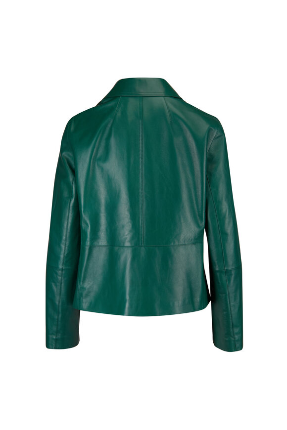 Lafayette 148 New York Grass Leather Three Pocket Jacket - view 5