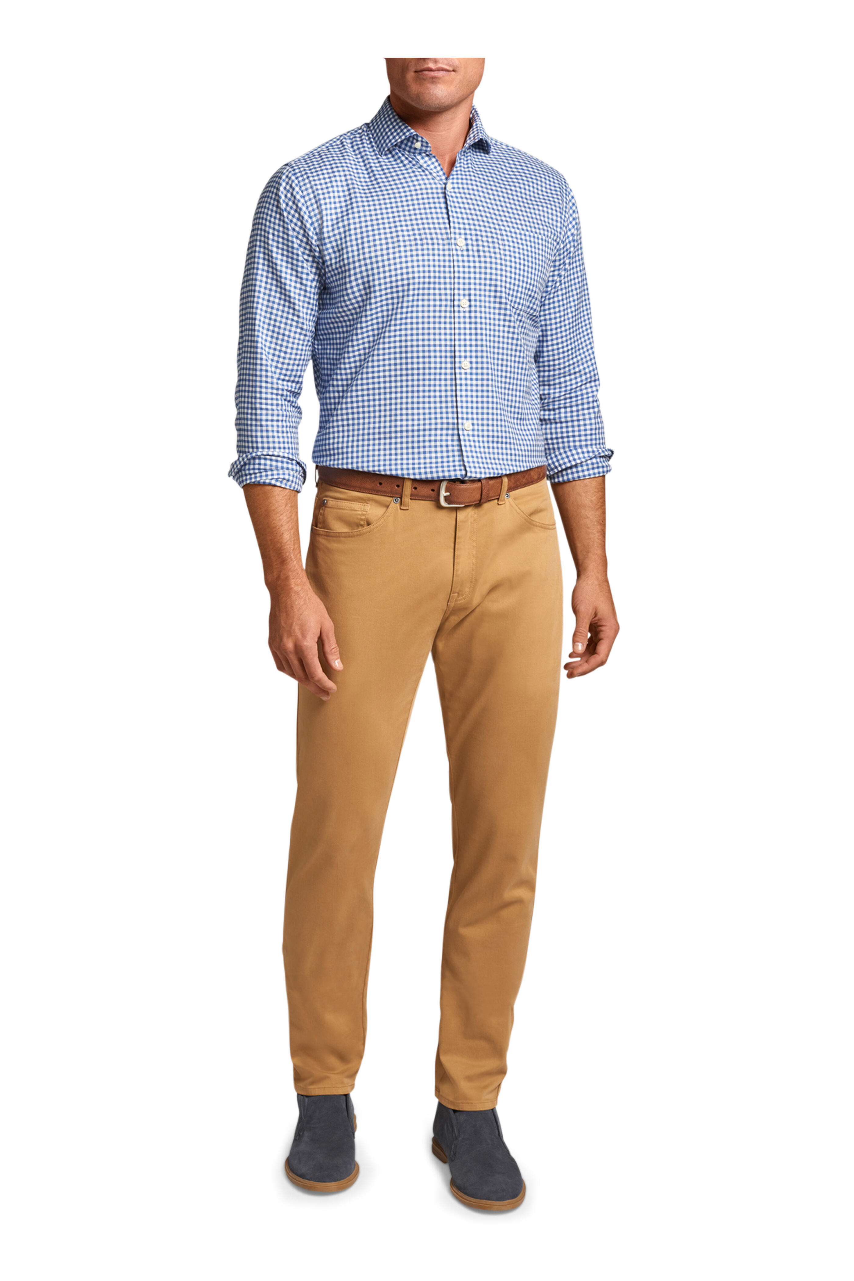 Peter Millar - Carnival Blue Towns Summer Soft Cotton Sportshirt