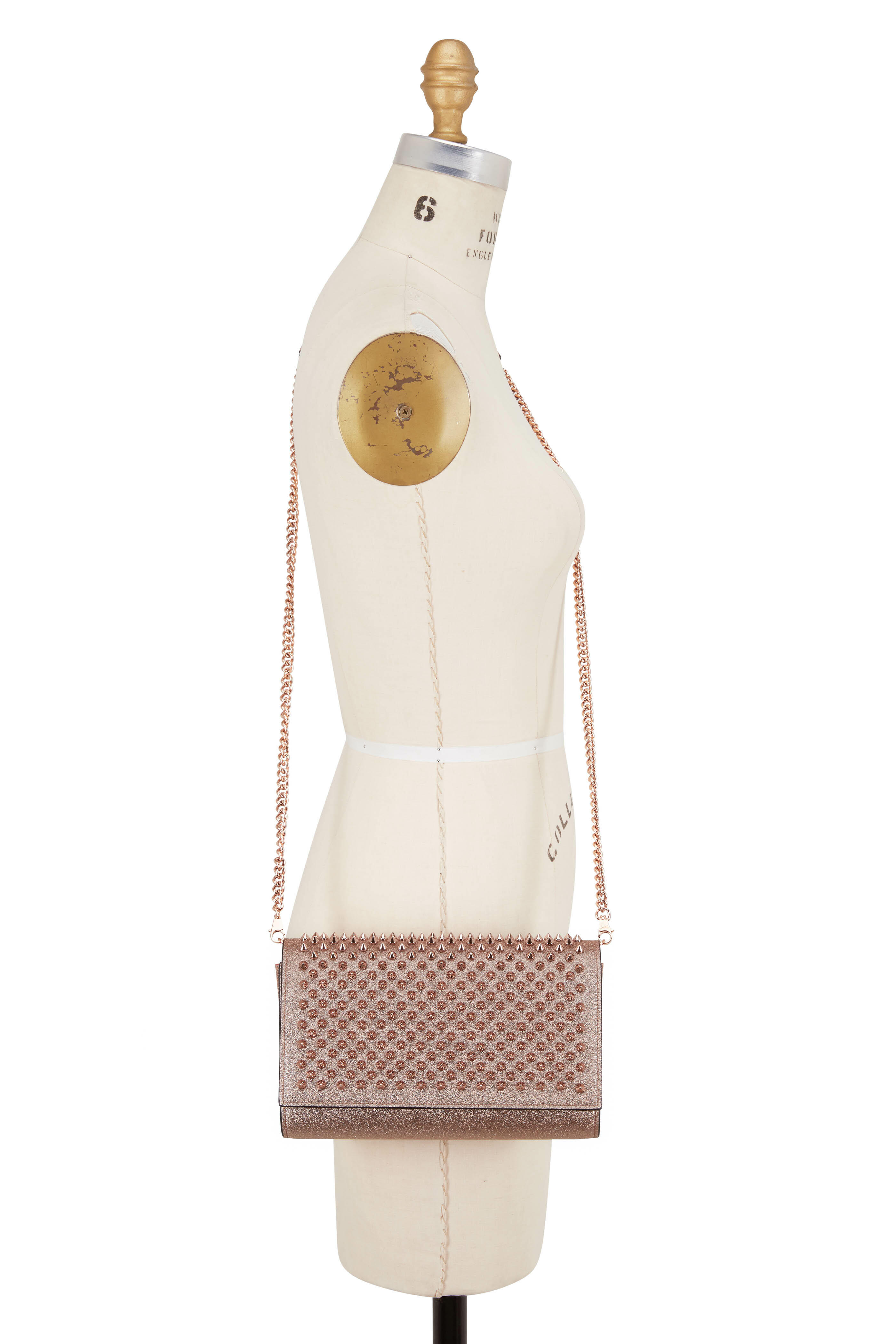 Christian Louboutin Paloma Clutch Pink Rose