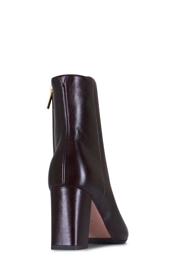 Veronica Beard Cera Dark Raisin Crackled Leather Boot, 75mm - view 3