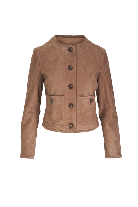 Veronica Beard - Andrea Bark Suede Jacket 