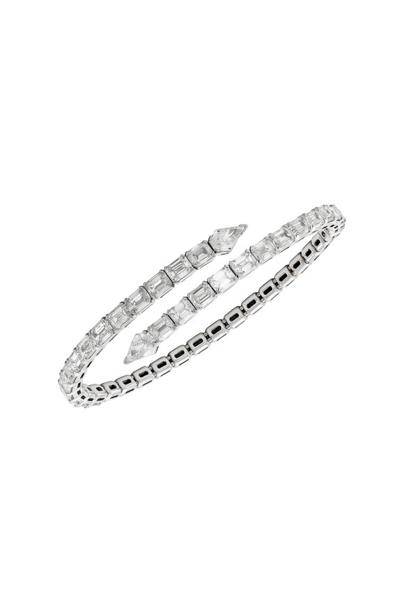 Etho Maria 18k White Gold Diamond Bracelet