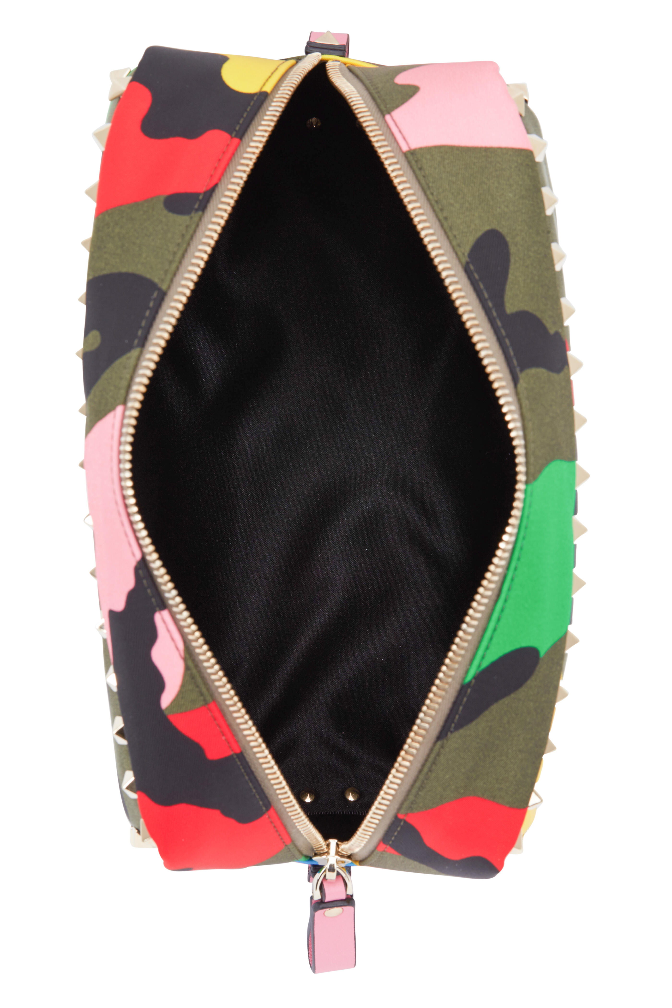 Valentino Garavani - Multicolor Nylon Camo Print Cosmetic Case
