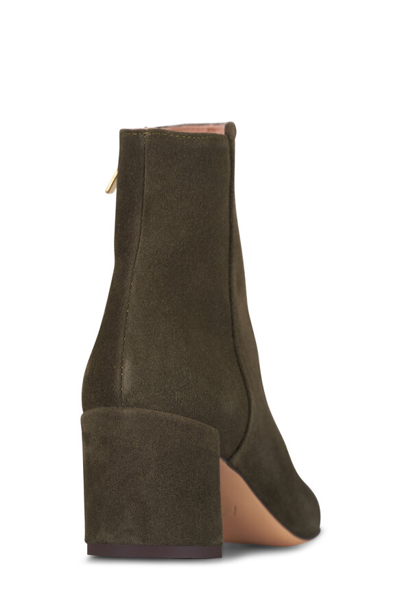 AGL Lynn Dark Green Suede Bootie, 60mm - view 3