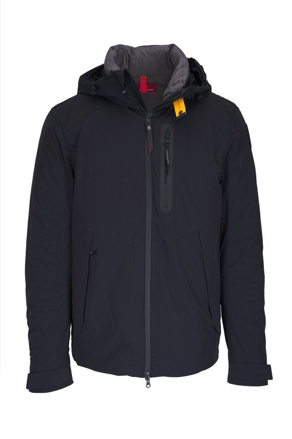 Parajumpers Tazio Black Hooded Down Jacket