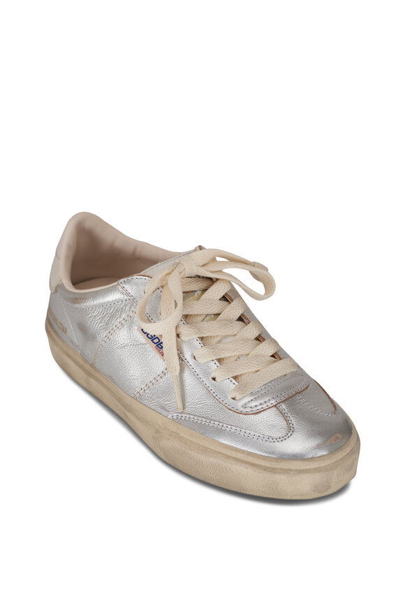 Prada - White Patent Leather Low Top Sneaker