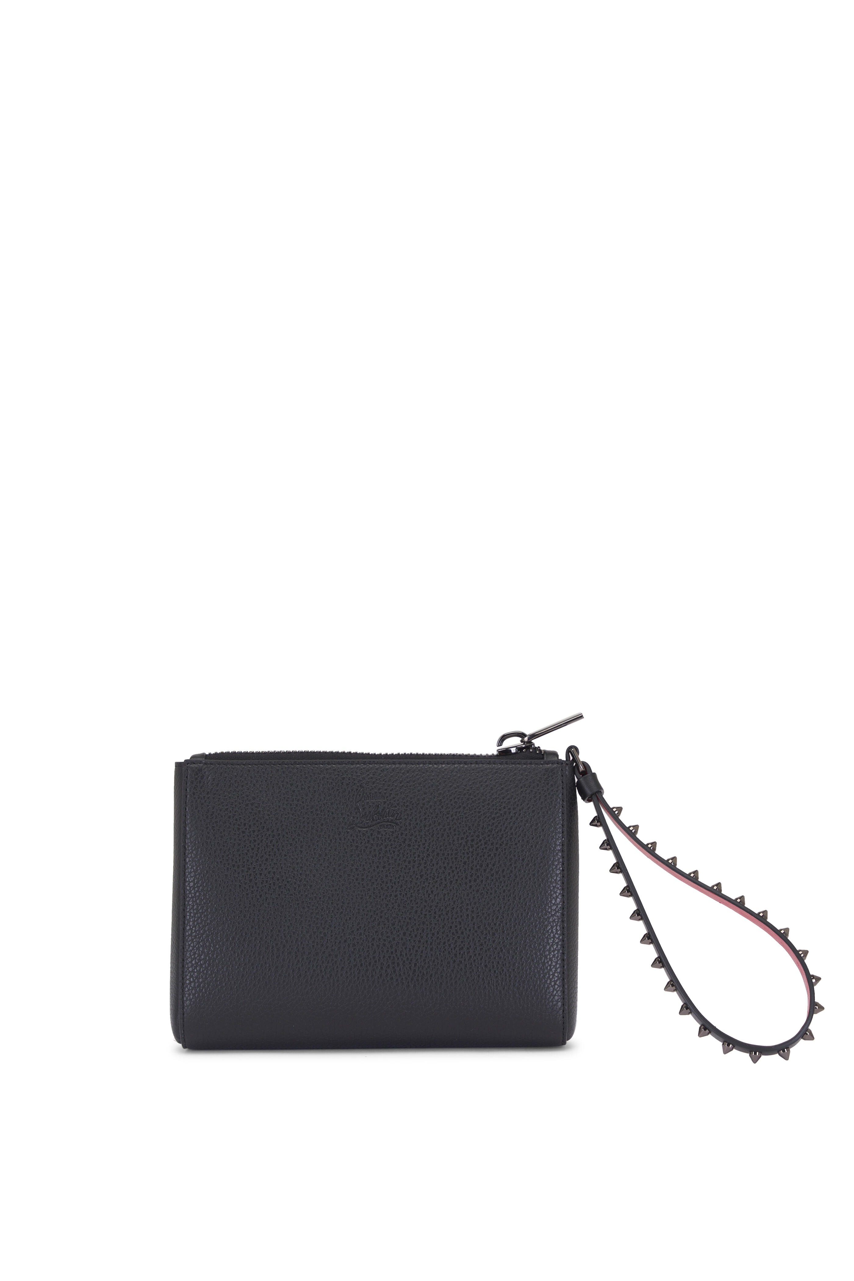 Christian Louboutin - Mini Cabata Black Leather Clutch
