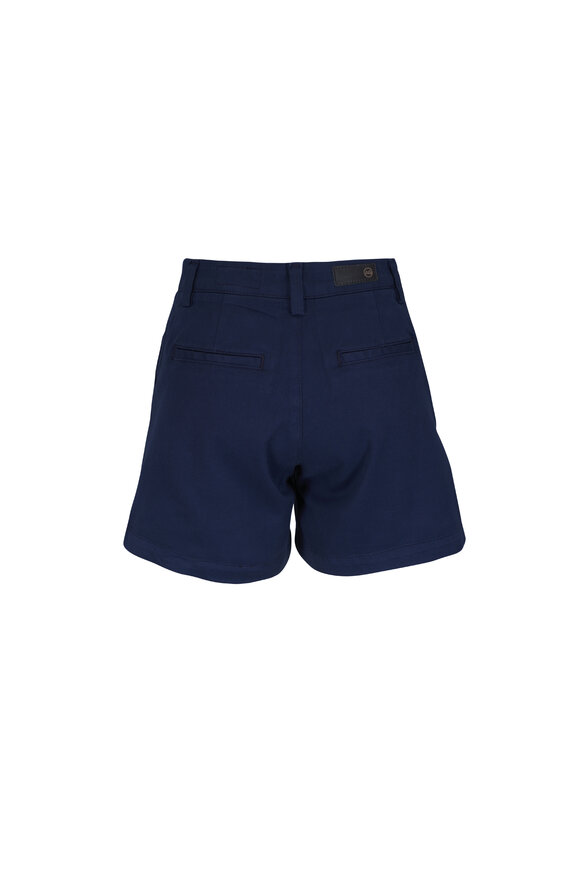 Zimmermann - Rhiannon Navy Multi Paisley Tuck Shorts