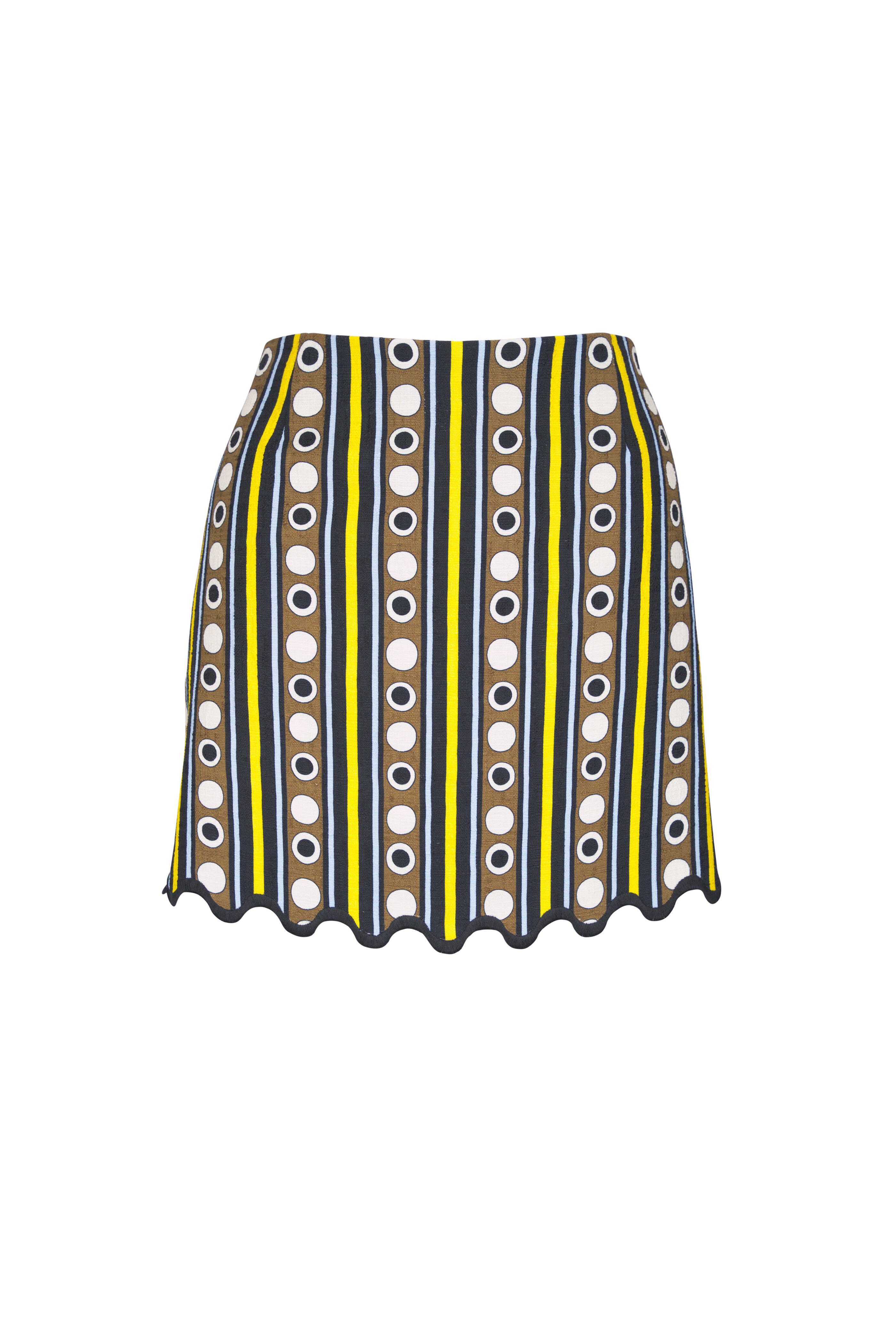 La DoubleJ - Baia Sanctuary Brown Rustic Cotton Mini Skirt - view 1