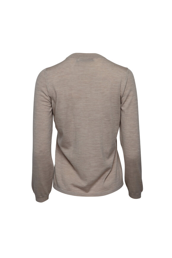 Rani Arabella Taupe Crewneck Sweater - view 2