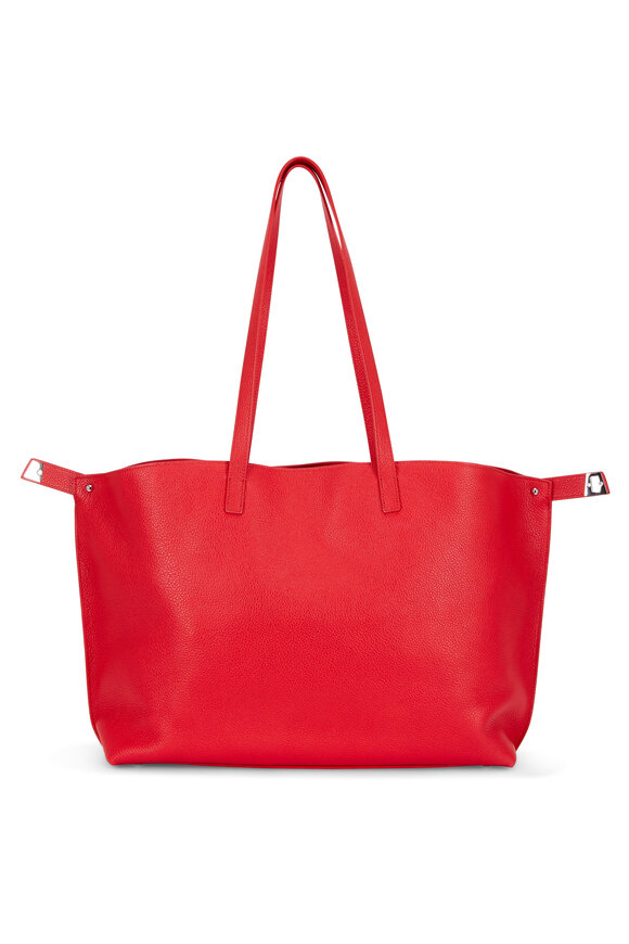 Akris - Ai Candy Red Soft Leather Medium Tote