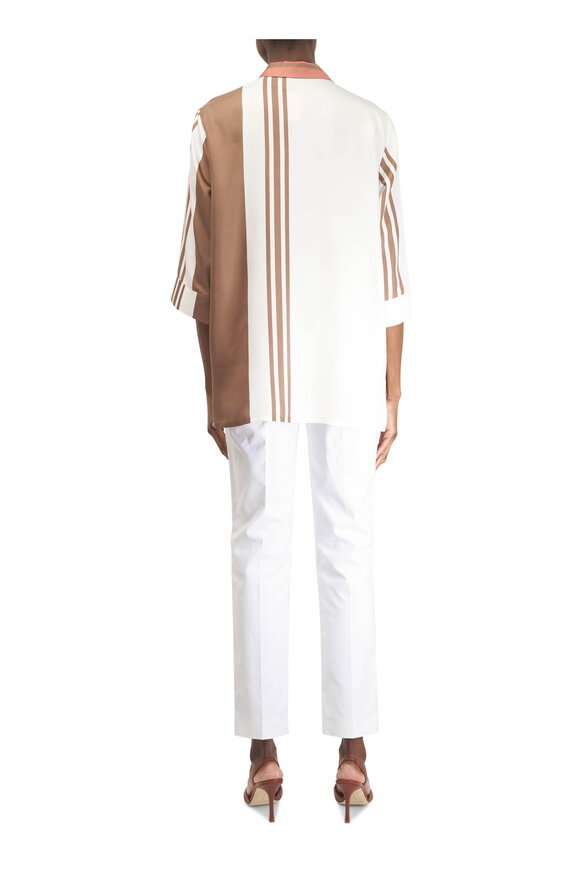 Michael Kors Collection Samantha White Narrow Pant - view 4