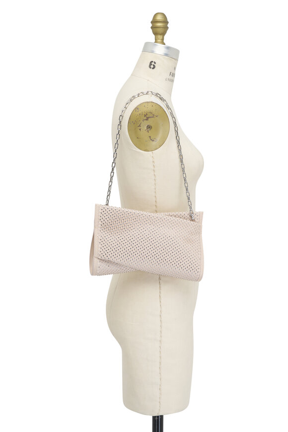 Christian Louboutin - Loubitwist Leche & Crystal Shoulder Bag