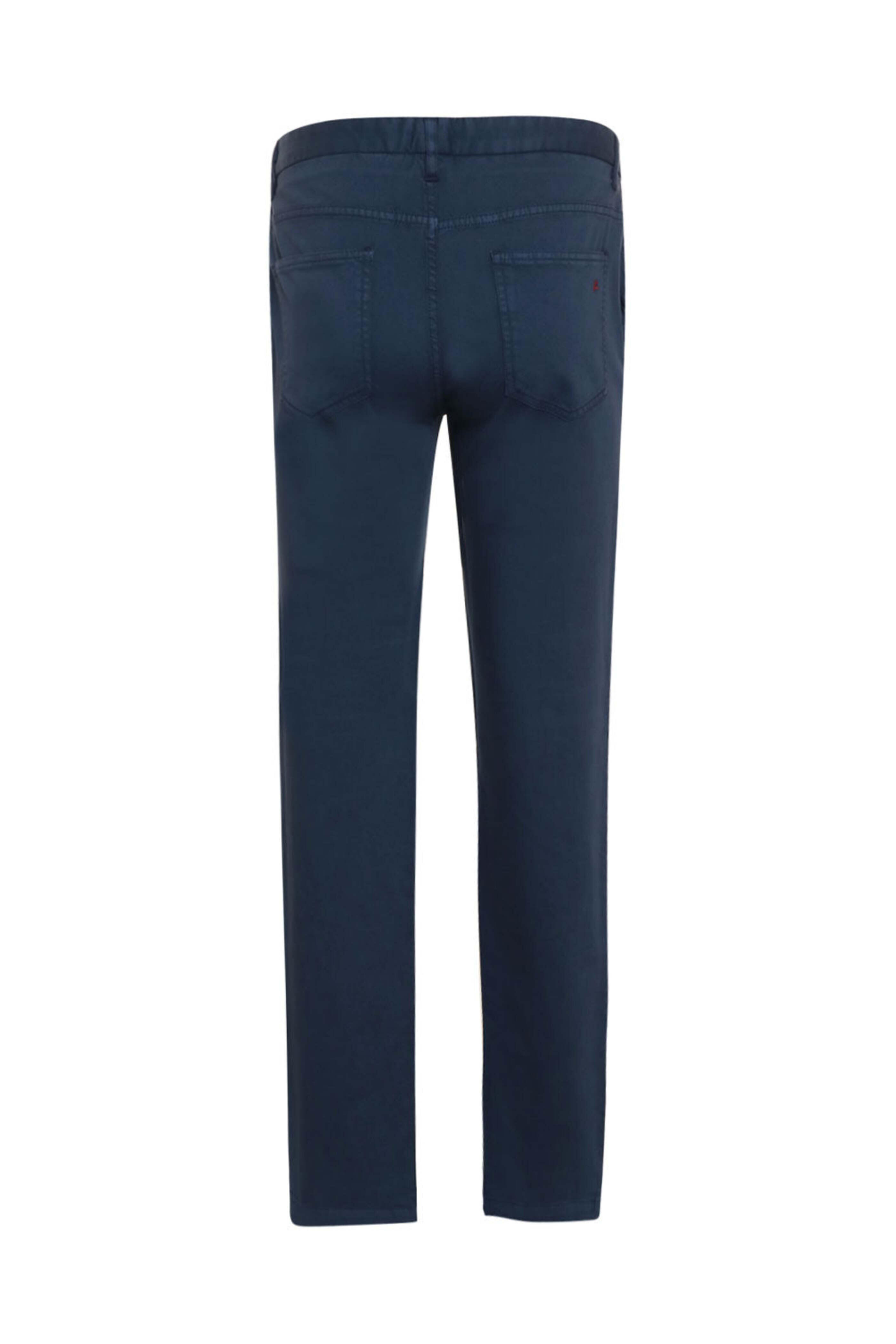 Isaia - Medium Blue Garment Dyed Chino