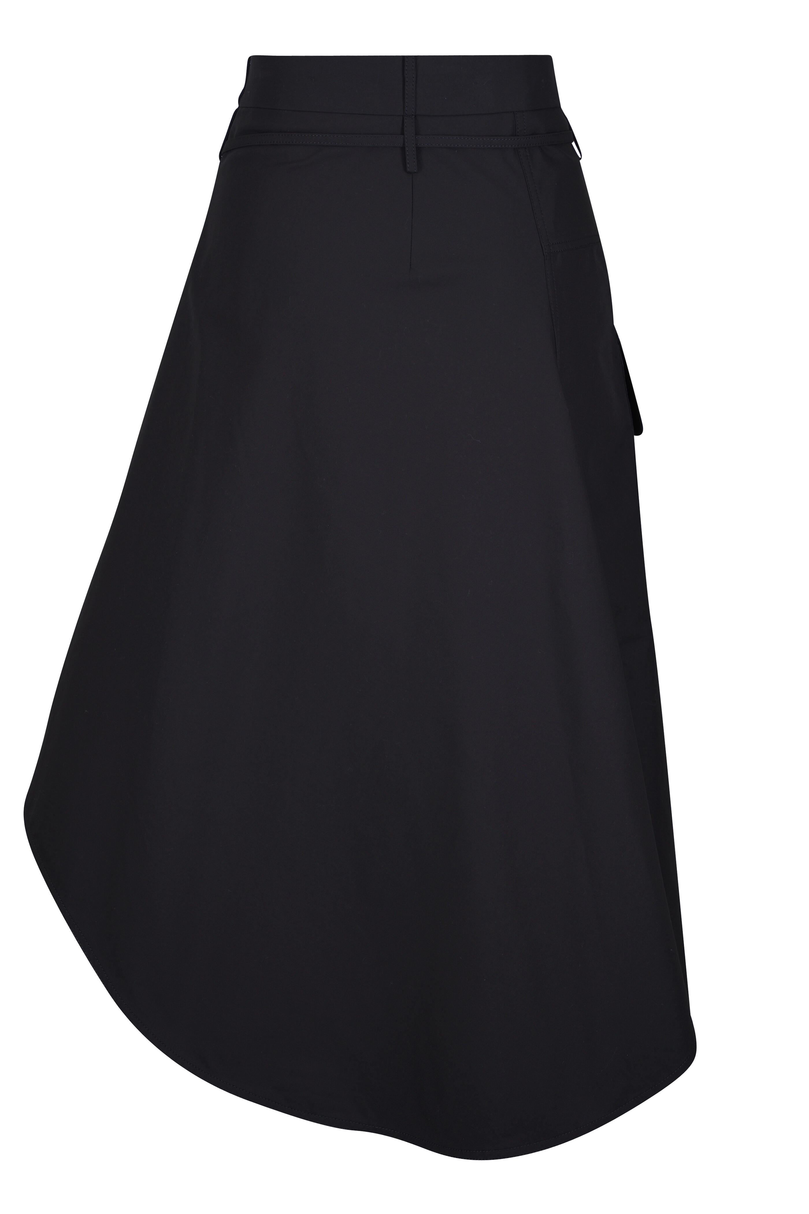 Bottega Veneta - Double Black Compact Cotton Toile Skirt - view 3