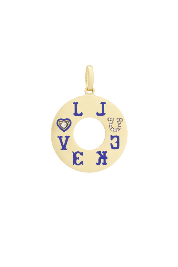 Circa 1700 18k Yellow Gold Love & Luck Talisman