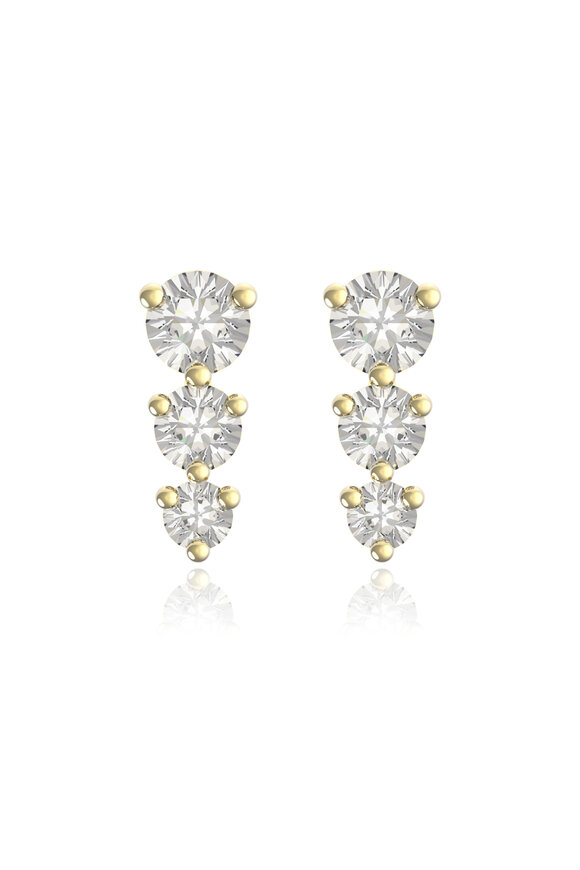 Vice Versa Kin Diamond Drop Earrings