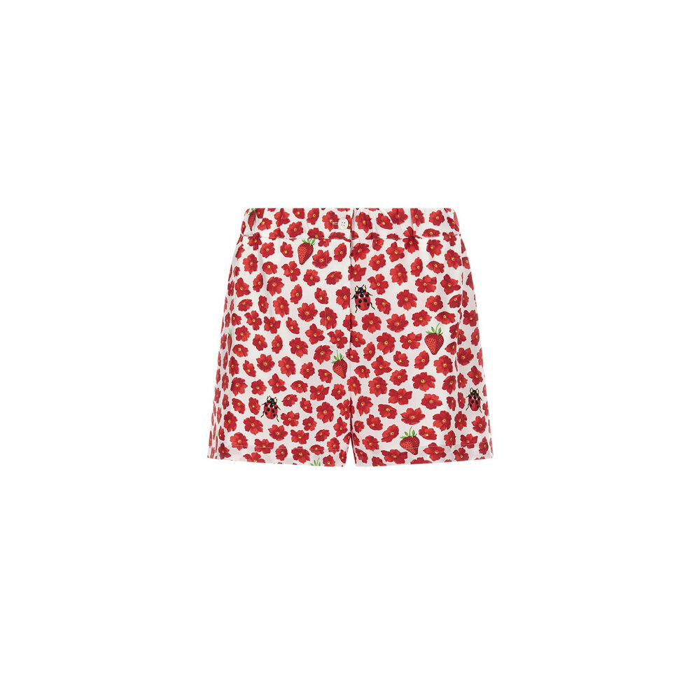 【送料&関税込】Versace strawberry Garden Shorts Versace Strawberry Garden Shorts In Multicolor | ModeSens