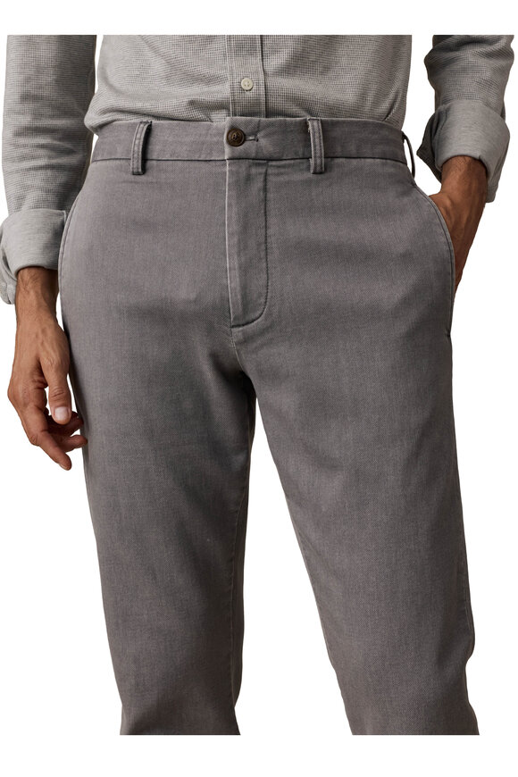 Faherty Brand Steel Gray Stretch Terry Pant - view 4