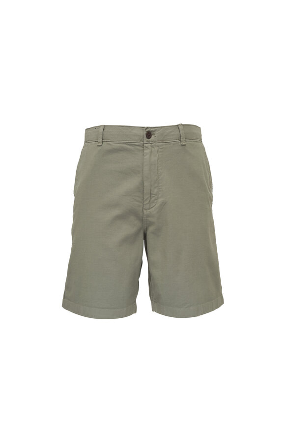 Faherty Brand Essential Trail Olive Chino Shorts