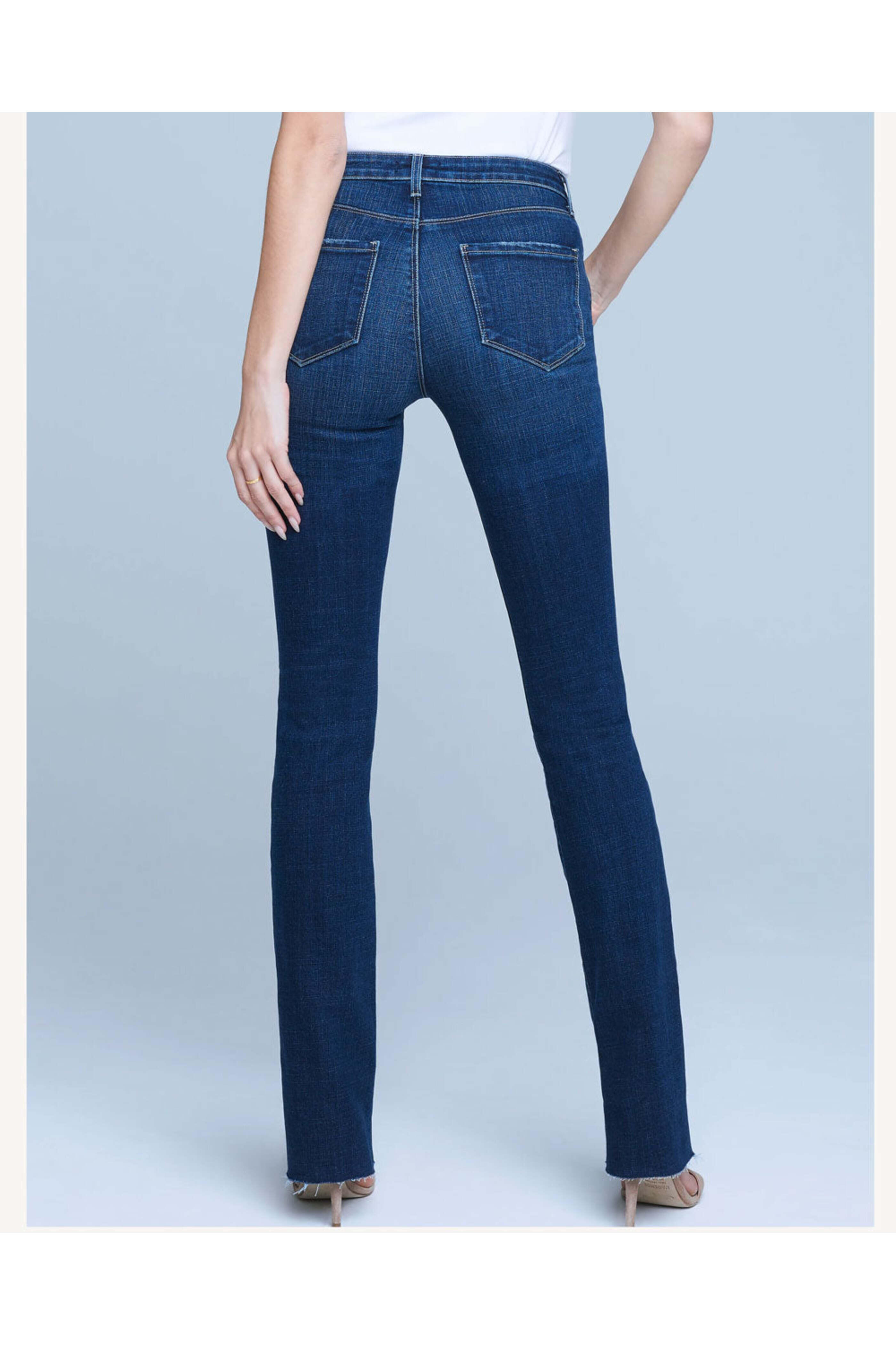 L'Agence - Ruth High Rise Straight Jean in Atwood