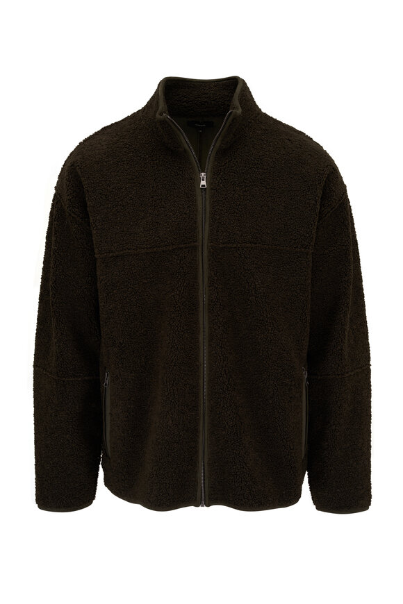 good feather sherpa full zip