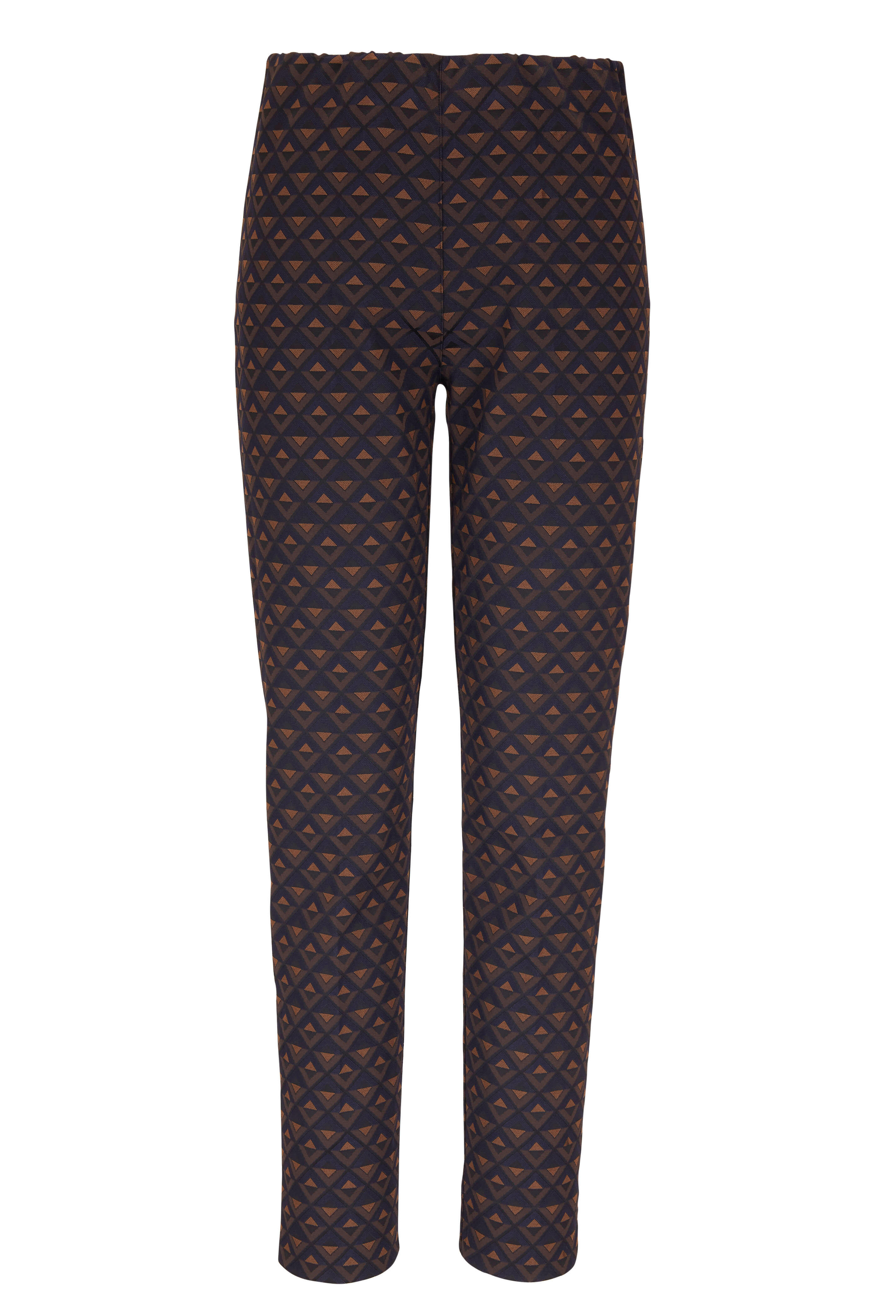D.Exterior - Multicolor Patterned Pull On Slim Fit Pant