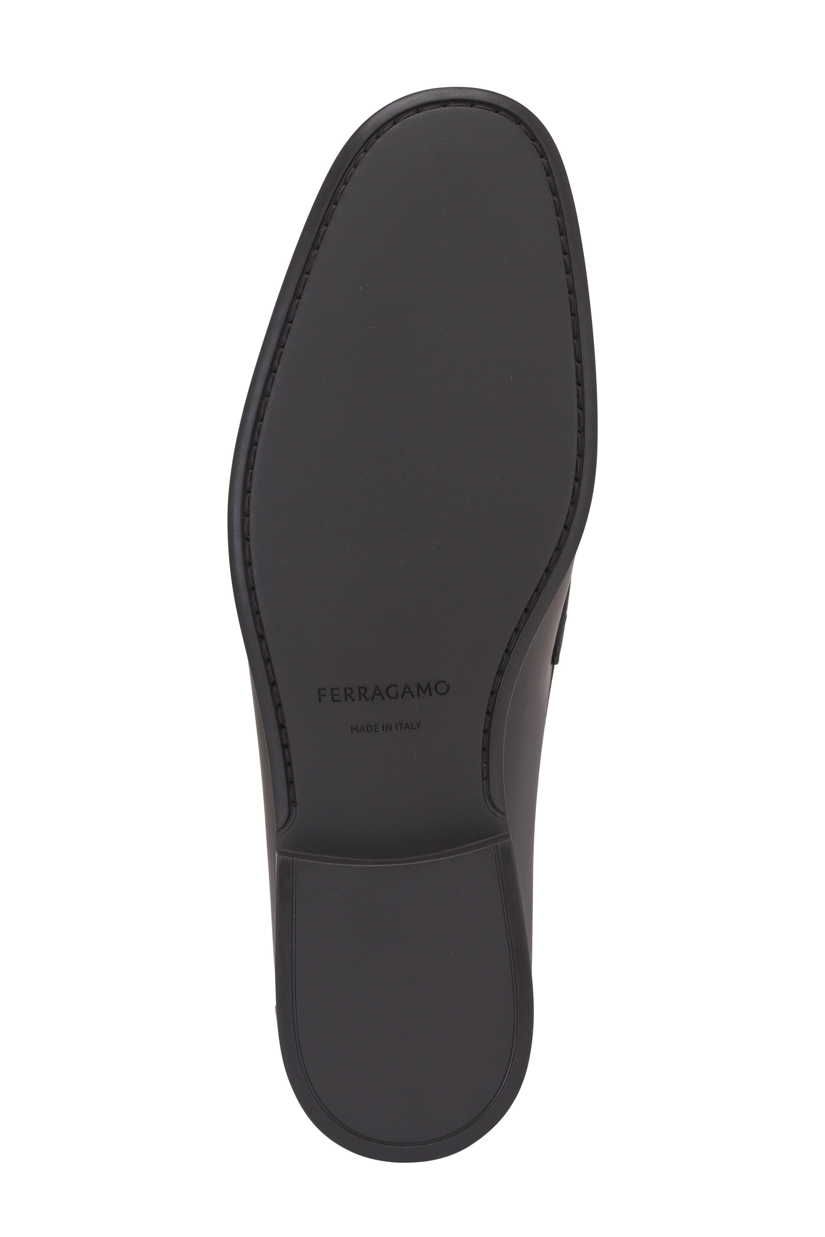 Ferragamo - Athen Brown Leather Penny Loafer