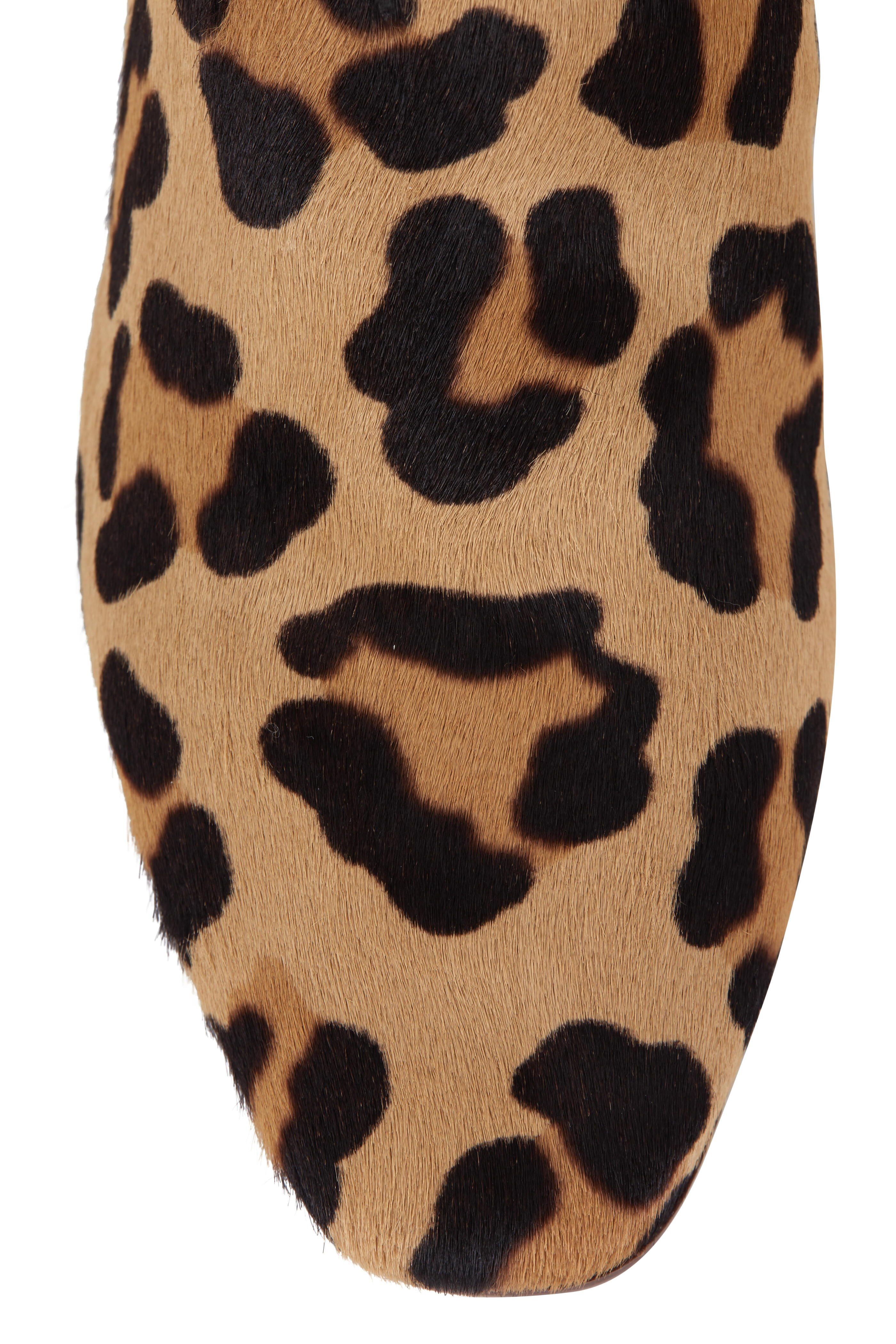 Leopard print calf hair on sale booties