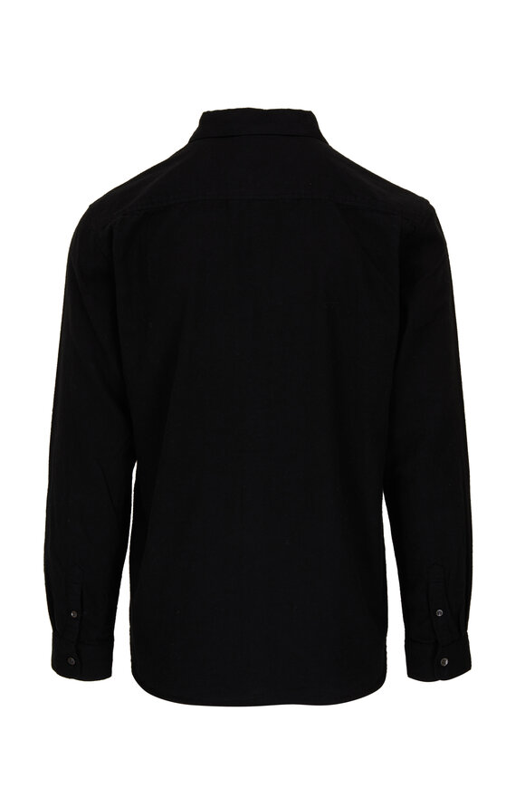 BLDWN - Hansen Black Woven Cotton Sport Shirt