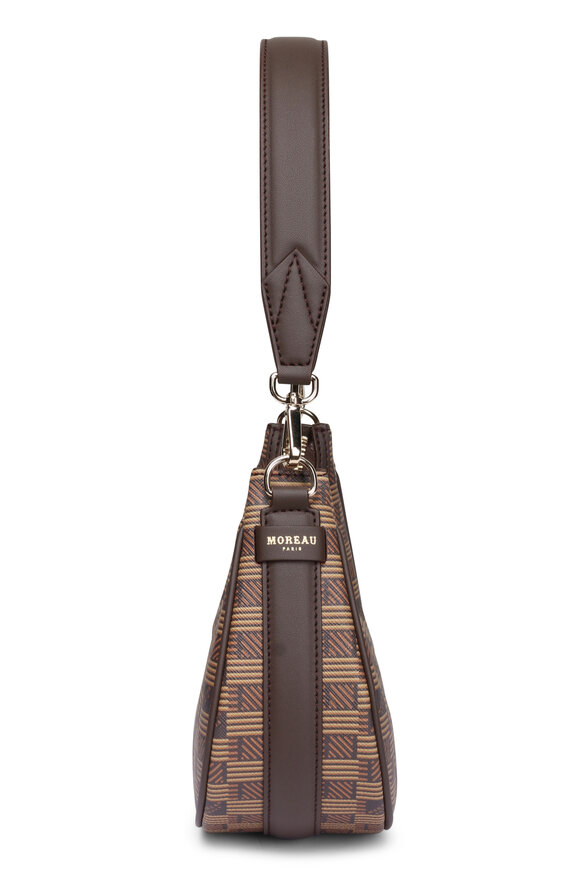 Moreau Paris Mini De Lune Chocolate Croissant Shoulder Bag - view 3